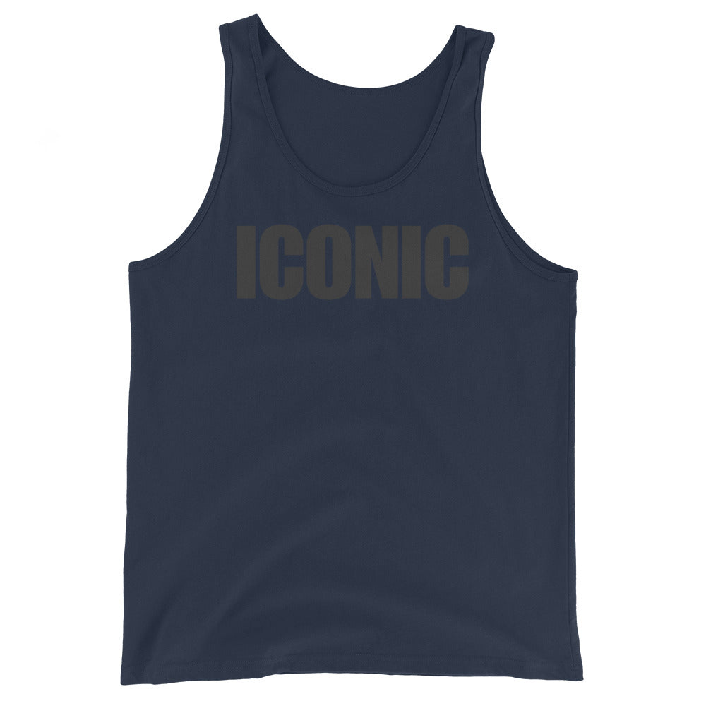 ICONIC Unisex Tank Top (Black Logo)