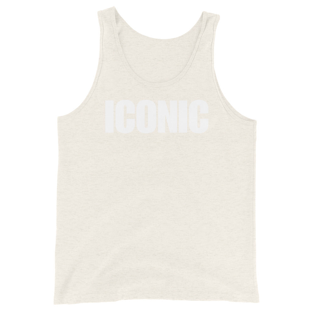 ICONIC Unisex Tank Top (White Logo)