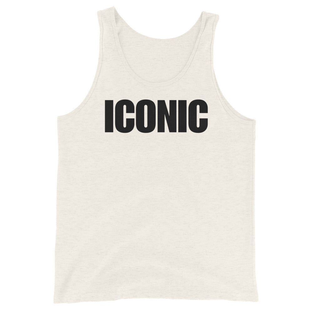 ICONIC Unisex Tank Top (Black Logo)