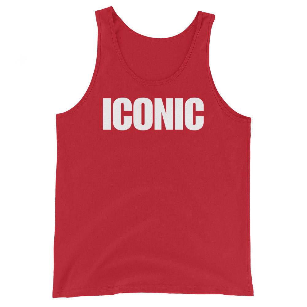 ICONIC Unisex Tank Top (White Logo)