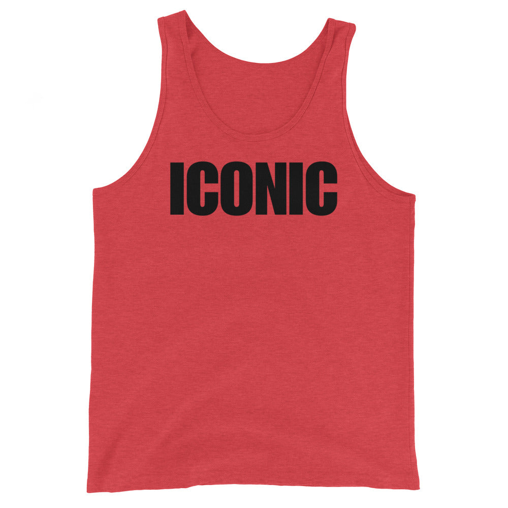 ICONIC Unisex Tank Top (Black Logo)