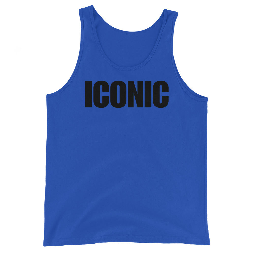 ICONIC Unisex Tank Top (Black Logo)