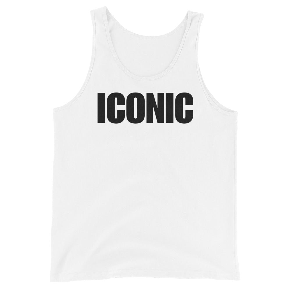 ICONIC Unisex Tank Top (Black Logo)