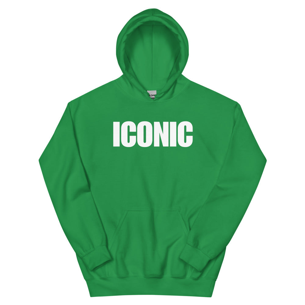 ICONIC Hoodie (Unisex) (White Logo)