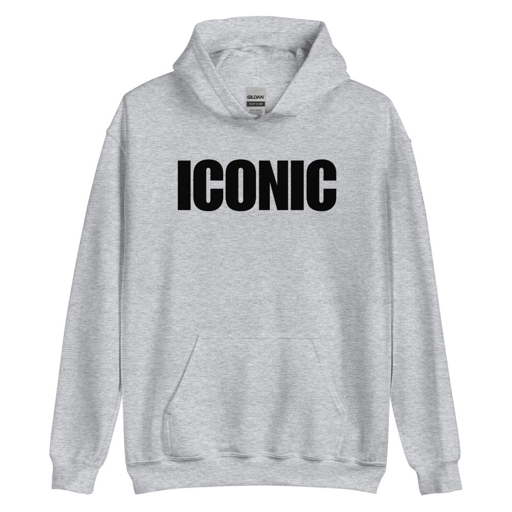 ICONIC Hoodie (Unisex) (Black Logo)